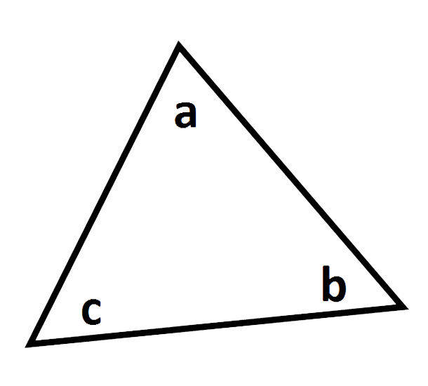 angles in a triangle