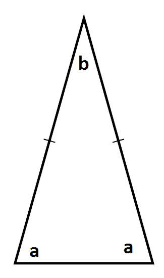 angles in an isosceles triangle