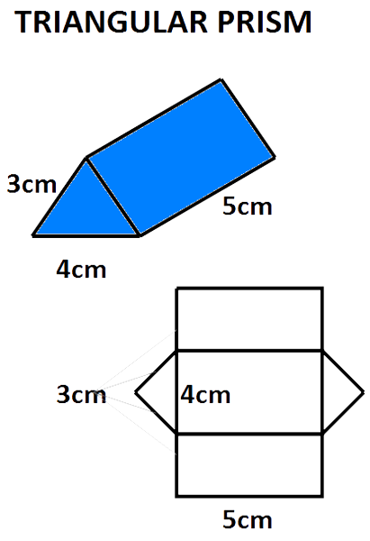 triangular prism net def