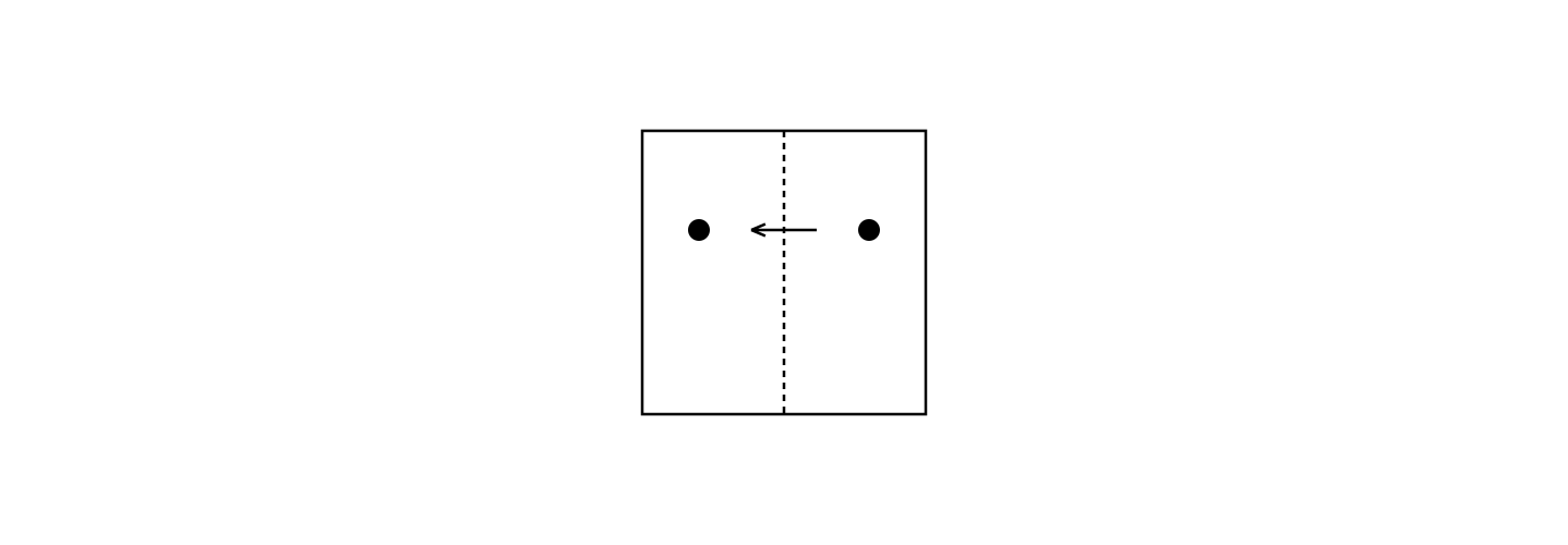 Holes Mirror Across Each Fold Line