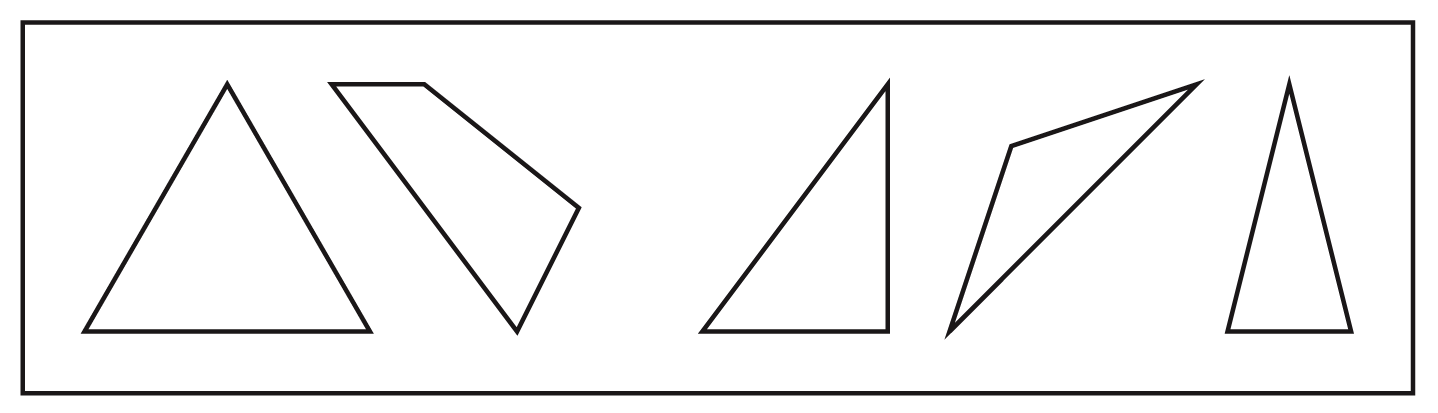 The sides of a shape could be important